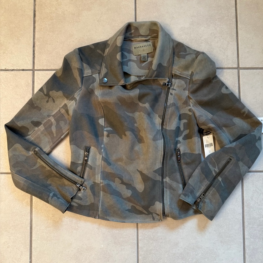 NWT Anthropologie Marrakech Camo Jacket